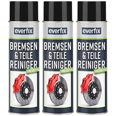 Abbildung von Everfix Bremsenreiniger Spray (3 x 500 ml) Bremsen und Teilereiniger Reiniger ohne Aceton