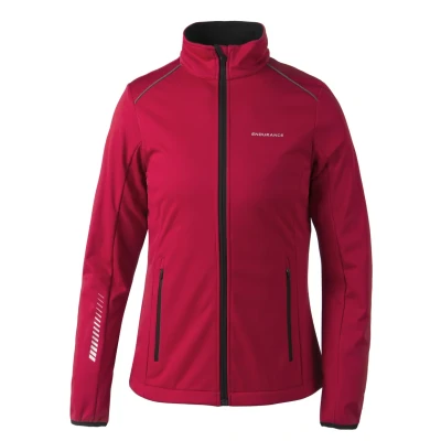 Abbildung von Endurance ZORA Softshelljacke, Damen, Größe: 36, Chinese red