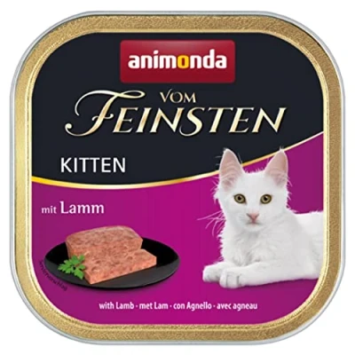 Abbildung von animonda Vom Feinsten Kitten, Nassfutter für wachsende Katzen im ersten Lebensjahr, mit Lamm, 32 x 100 g