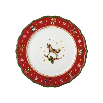 Abbildung von Hutschenreuther Happy Wintertime Red Teller flach 33cm