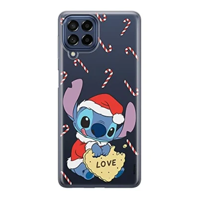 Abbildung von ERT GROUP Handyhülle für Samsung M53 5G Original und offiziell Lizenziertes Disney Muster Stitch 010 optimal an die Form des Handy angepasst, teilweise transparent