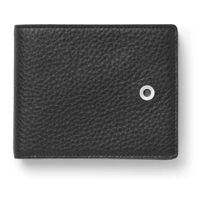 Abbildung von Graf von Faber Castell 118695 Geldbörse Cashmere, Schwarz, mit Münzfach, Scheinfach und Kartenfächern