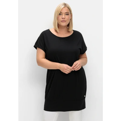 Abbildung von Sheego Tshirt basic, Damen, Größe: 40/42, Schwarz
