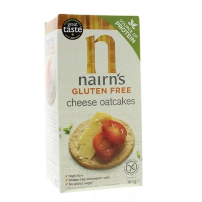 Abbildung von Vollkorn Haferbrötchen mit Käse, 180 g, Nairn&#039;s