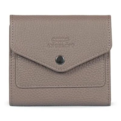 Abbildung von Otto Angelino Echtleder Geldbörse im Briefumschlag Design RFID Schutz Unisex, Mink