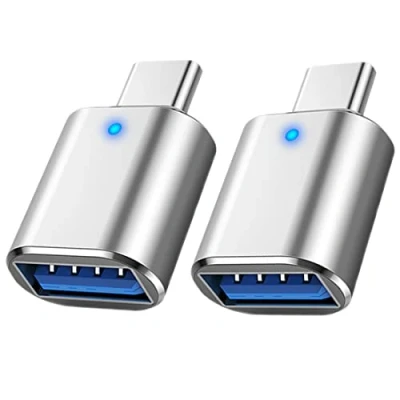 Abbildung von Mepsies USB C auf 3.0 Adapter 2er Pack, für Android Handys, Typ Laptops und mehr