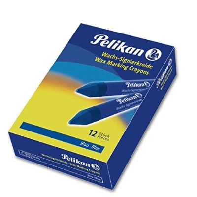 Abbildung von Pelikan Signierkreide 762/12 blau 12 Stifte
