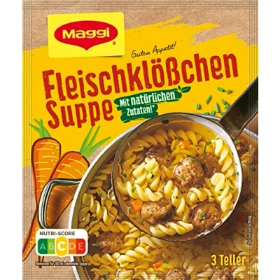 Abbildung von MAGGI Guten Appetit, Fleischklößchen Suppe, ergibt 3 Teller, 1er Pack