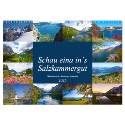 Abbildung von Schau eina in&#039;s Salzkammergut (Wandkalender 2025 DIN A3 quer), CALVENDO Monatskalender