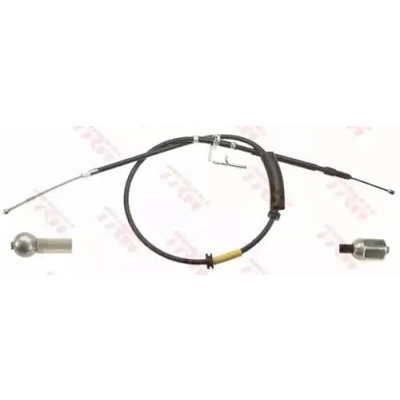 Abbildung von TRW GCH723 Handbremsseil 1573, 1292 Scheibenbremse LAND ROVER: Freelander 2 SUV