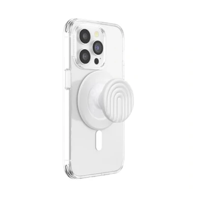 Abbildung von PopSockets Handy Griff für MagSafe PopOut Coconut Creme Curves