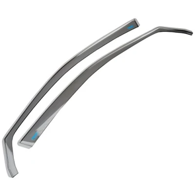 Abbildung von ClimAir CLI0033397 Windabweiser Fensterschacht, vorne rauchgrau VOLKSWAGEN: Golf 5 Variant