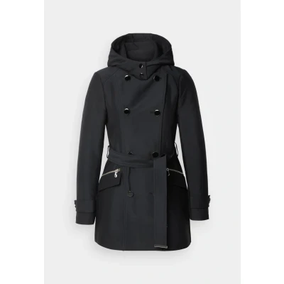 Abbildung von Morgan Waisted Belted Trenchcoat, Damen, Größe: 32, Noir