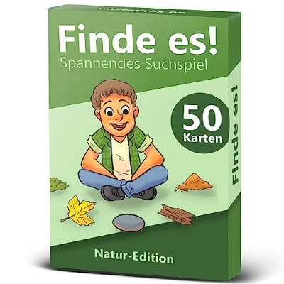 Abbildung von GLÜCKSWOLKE Spiel, Finde es I Deine Umgebung neu entdecken Outdoor &amp; Indoor Schatzsuche für Kinder Entdecker Spielzeug, Spiele ab 4, 5, 6, 7, 8 Jahre cooles Geschenk Mädchen und Junge