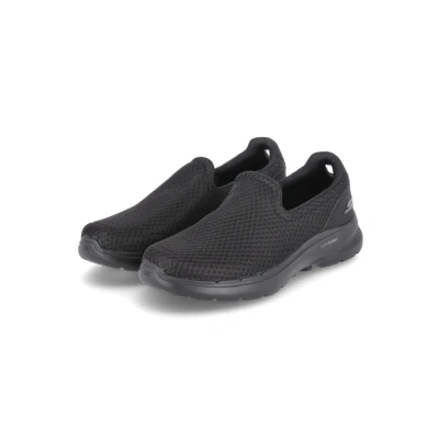 Abbildung von Skechers Damen Go Walk 6 Motley Sneaker, Black Textile/Synthetic, 49 EU