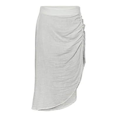 Abbildung von Pieces Pcstina HIGH SLIT Skirt Bleistiftrock, Damen, Größe: Small, Cloud dancer