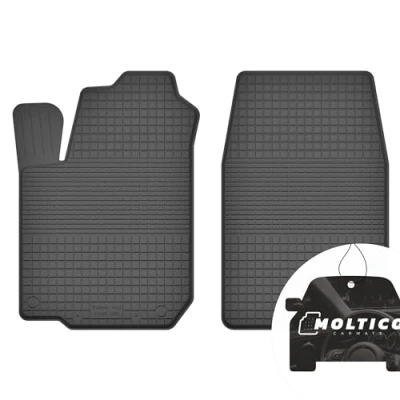 Abbildung von Vorne Gummimatten mit Rand Auto Fußmatten Gummi Automatten Passgenau 2 teilig Set passend für Alfa Romeo 159 2005 2012