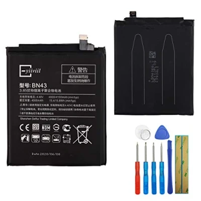 Abbildung von E yiiviil Ersatzakku BN43 Kompatibel mit Xiaomi Redmi Note 4X with Tools