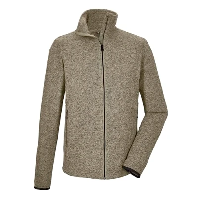 Abbildung von killtec Herren Strickfleecejacke/Fleecejacke mit Stehkragen KOS 328 MN FLX JCKT, sage, L, 41327 000
