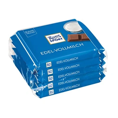 Abbildung von Ritter Sport Edel Vollmilch 35% Kakao Schokolade 5x100g