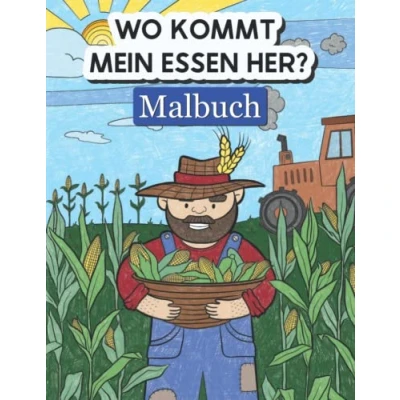 Abbildung von Wo kommt mein Essen her? Malbuch: Lernen durch Malen und Kreativität fördern für Kinder ab 4 Jahren