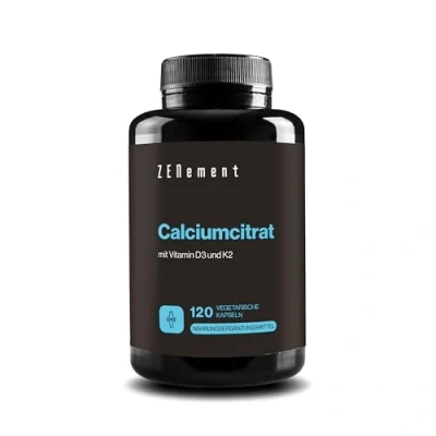 Abbildung von Zenement Calciumcitrat mit Vitamin D3 und K2 120 St