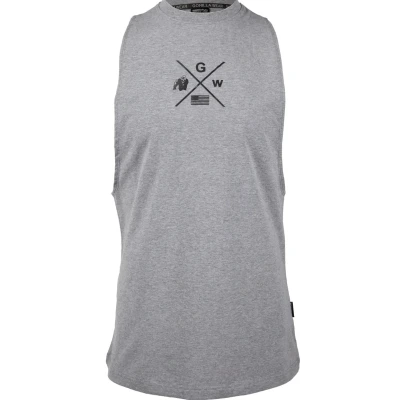 Abbildung von Gorilla Wear Cisco DROP Armhole Top, Herren, Größe: XXL, Grey