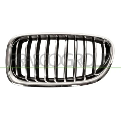 Abbildung von BLIC 6502 07 0067997P Kühlergrill vorne links chrom, schwarz BMW: 5 Touring, Limousine