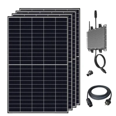 Abbildung von Balkonkraftwerk 2000W Solaranlage Bifaziale Glas/Glas Paneele, WIFI Smarte PV Anlage Echtzeit Überwachung via App mit WLAN