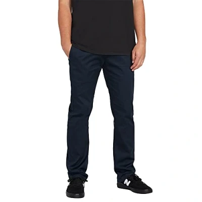 Abbildung von Volcom Frickin Modern Stret Chino, Herren, Größe: 33x32, Dark navy