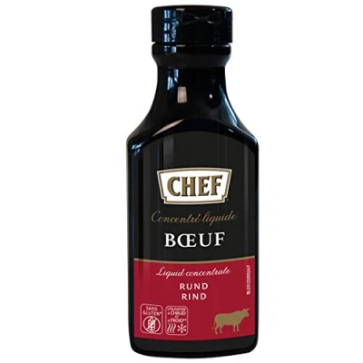 Abbildung von CHEF Flüssiges Konzentrat Rind, Geschmacksboost für Herzhafte Fleischgerichte, 100% Natürlicher Geschmack, 200ml