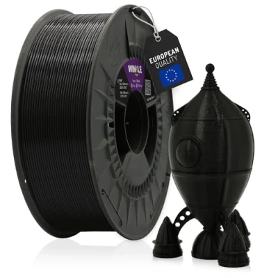Abbildung von Winkle High Speed PLA Filament, 1,75 mm, Schwarz, 1 kg