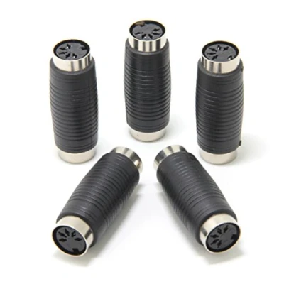 Abbildung von Ancable 5 Stück Pölige Din Zu Midi Koppler, (Buchse) Koppler Joiner Adapter