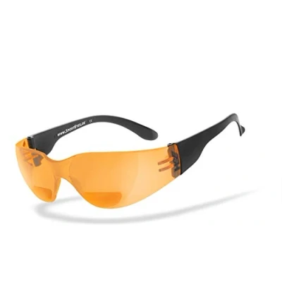 Abbildung von Sportbrille SPRINTER 2.3 +2.00 Dioptrien orange Leseteil beschlagfrei