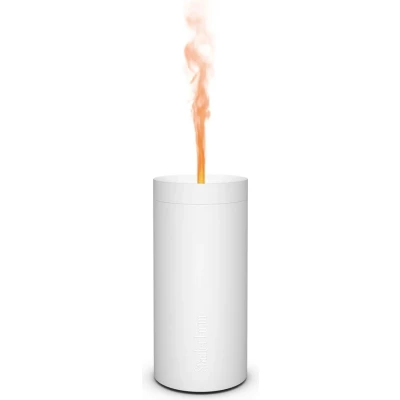Abbildung von Stadler Form L 037 Lucy verströmt im Akku Betrieb bis 7h ätherische Öle mit Flammen Effekt, für Entspannung und wohltuende Aromatherapie, weiss Aroma Diffuser, ABS, One Size