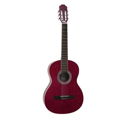 Abbildung von DIMAVERY AC 303 Klassikgitarre, rot Klassische Gitarre 4/4