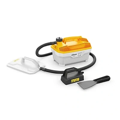 Abbildung von WAGNER Dampftapetenablöser SteamForce Plus, Behälter 4 L, Dampfzeit Max. 70 Min, 3,7 M Schlauch, Zus. Kleine Dampfplatte &amp; Spachtel, 2.000 W, 230 V