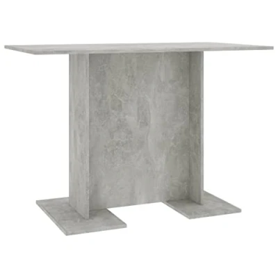 Abbildung von vidaXL Esstisch Küchentisch Esszimmertisch Speisetisch Tisch Säulentisch Restaurant Esszimmer Küche Wohnzimmer Betongrau 110x60x75cm Holzwerkstoff