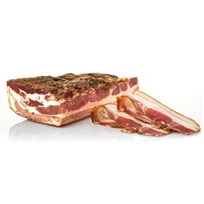 Abbildung von Pancetta affumicata, Italienischer bacon, Geräucherter Bauchspeck stück, Salumi Pasini, 1,6 Kg