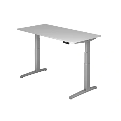 Abbildung von Hammerbacher Schreibtisch XBHM16 Grau/Silber