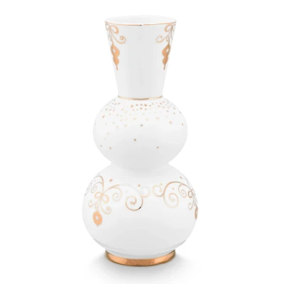 Abbildung von PIP STUDIO Royal Winter White Vase rund 15cm