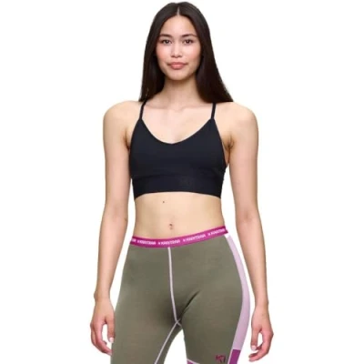 Abbildung von Kari Traa W Var Sports Bra Schwarz Leichter komfortabler Damen Kompressions Sport BH, Größe S Farbe Black