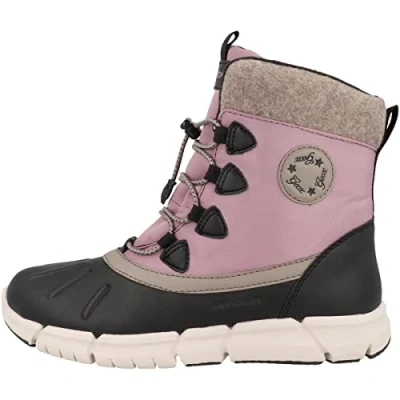 Abbildung von Geox Flexyper GIRL Snowboot/Winterstiefel für Kinder, Größe: 30, Black/dark pink Schuhe