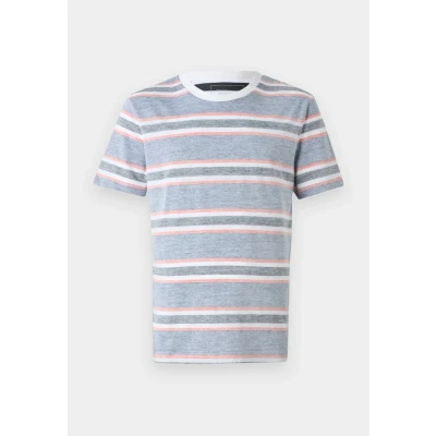 Abbildung von TOM Tailor Denim Inside Stripe Tshirt print blue, Herren, Größe: Medium, Blue
