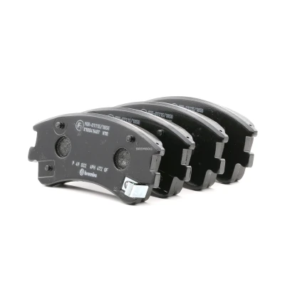 Abbildung von BREMBO P 49 032 Bremsbelagsatz mit akustischer Verschleißwarnung ohne Zubehör MAZDA: 6 Station Wagon, Hatchback, Limousine