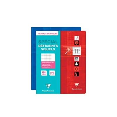 Abbildung von Clairefontaine 37276C Schulheft / Praxisarbeitsheft 17x22cm, 40 Blatt, französische Lineatur Seyès 90g + blanko 125g, ideal für Bio Unterricht, farbig sortiert, 1 Stück