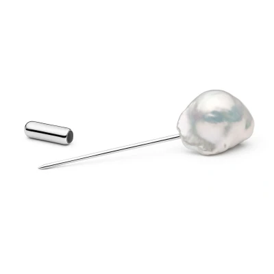 Abbildung von Gaura Pearls Brosche, 925er rhodiniertes Silber