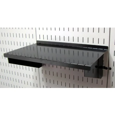 Abbildung von Wall Control (Black) ASM SH 1609 B 23cm Deep Pegboard Shelf Assembly Only, Black