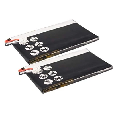 Abbildung von subtel 2X Ersatzakku für Philips S10A, S10A/38, S10H Telefon Ersatz Akku PH454061, 1200mAh wiederaufladbare Batterie Telefonakku