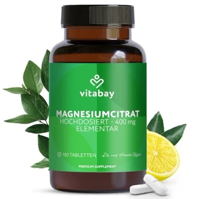 Abbildung von Vitabay Magnesiumcitrat 200 MG 180 St